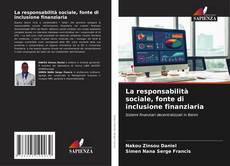La responsabilità sociale, fonte di inclusione finanziaria kitap kapağı