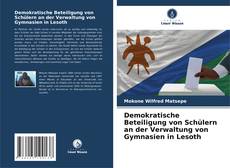 Buchcover von Demokratische Beteiligung von Schülern an der Verwaltung von Gymnasien in Lesoth