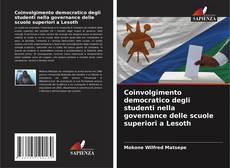 Capa do livro de Coinvolgimento democratico degli studenti nella governance delle scuole superiori a Lesoth 