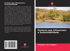 Capa do livro de Factores que Influenciam a Sustentabilidade 