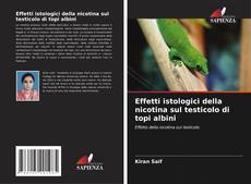 Bookcover of Effetti istologici della nicotina sul testicolo di topi albini