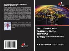 POSIZIONAMENTO DEL CONTINUUM SPAZIO-TEMPORALE kitap kapağı