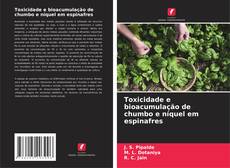 Capa do livro de Toxicidade e bioacumulação de chumbo e níquel em espinafres 