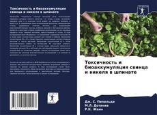 Capa do livro de Токсичность и биоаккумуляция свинца и никеля в шпинате 