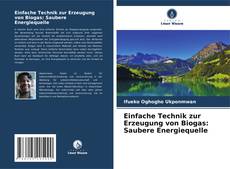 Portada del libro de Einfache Technik zur Erzeugung von Biogas: Saubere Energiequelle