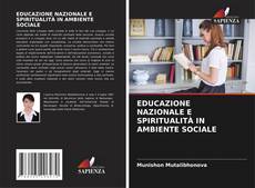 Capa do livro de EDUCAZIONE NAZIONALE E SPIRITUALITÀ IN AMBIENTE SOCIALE 