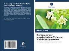 Screening der oberirdischen Teile von Calotropis gigantea的封面