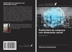 Publicidad de empresa con dimensión social kitap kapağı