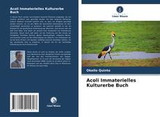 Capa do livro de Acoli Immaterielles Kulturerbe Buch 