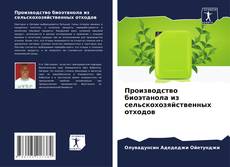 Capa do livro de Производство биоэтанола из сельскохозяйственных отходов 