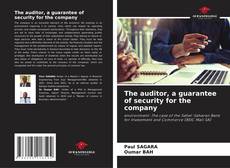 Capa do livro de The auditor, a guarantee of security for the company 