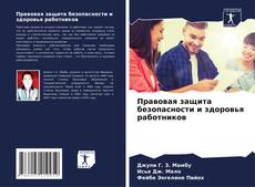 Capa do livro de Правовая защита безопасности и здоровья работников 