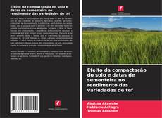 Buchcover von Efeito da compactação do solo e datas de sementeira no rendimento das variedades de tef