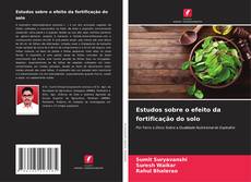 Bookcover of Estudos sobre o efeito da fortificação do solo