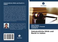 Capa do livro de Zahnärztliche Ethik und Recht in Indien 
