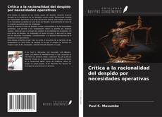 Обложка Crítica a la racionalidad del despido por necesidades operativas