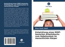 Capa do livro de Entwicklung eines MINT-basierten Arbeitsbuchs zum Hebelsystem im menschlichen Körper 