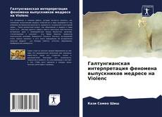 Capa do livro de Галтунгианская интерпретация феномена выпускников медресе на Violenc 