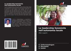 La leadership femminile nell'autonomia locale kitap kapağı