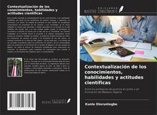 Buchcover von Contextualización de los conocimientos, habilidades y actitudes científicas
