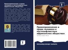 Capa do livro de Правоприменение и права человека в постконфликтных африканских обществах 