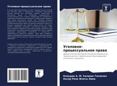 Уголовно-процессуальное право kitap kapağı