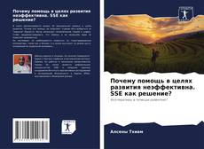 Capa do livro de Почему помощь в целях развития неэффективна. SSE как решение? 