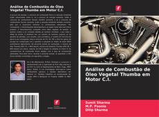Capa do livro de Análise de Combustão de Óleo Vegetal Thumba em Motor C.I. 