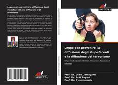Capa do livro de Legge per prevenire la diffusione degli stupefacenti e la diffusione del terrorismo 