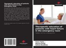 Capa do livro de Therapeutic education of patients with heart failure in the emergency room 