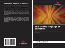 Buchcover von The artistic language of semiotics