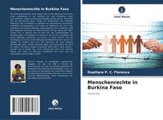 Menschenrechte in Burkina Faso kitap kapağı