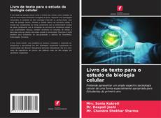 Обложка Livro de texto para o estudo da biologia celular