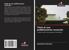 Buchcover von Titoli di una pubblicazione musicale