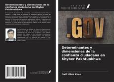 Determinantes y dimensiones de la confianza ciudadana en Khyber Pakhtunkhwa kitap kapağı