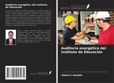 Capa do livro de Auditoría energética del Instituto de Educación 