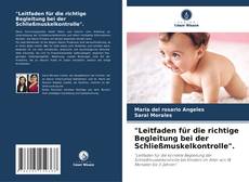 Capa do livro de "Leitfaden für die richtige Begleitung bei der Schließmuskelkontrolle". 