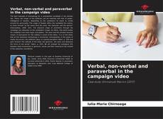 Capa do livro de Verbal, non-verbal and paraverbal in the campaign video 