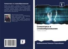 Buchcover von Семантика и словообразование