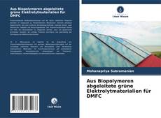 Aus Biopolymeren abgeleitete grüne Elektrolytmaterialien für DMFC kitap kapağı