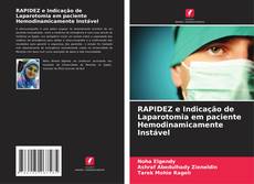 Capa do livro de RAPIDEZ e Indicação de Laparotomia em paciente Hemodinamicamente Instável 