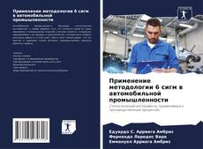 Capa do livro de Применение методологии 6 сигм в автомобильной промышленности 