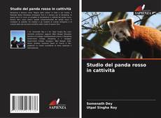Portada del libro de Studio del panda rosso in cattività