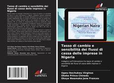 Buchcover von Tasso di cambio e sensibilità dei flussi di cassa delle imprese in Nigeria