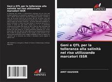 Capa do livro de Geni e QTL per la tolleranza alla salinità nel riso utilizzando marcatori ISSR 