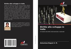 Capa do livro de Diritto allo sviluppo in India 