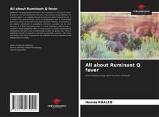 All about Ruminant Q fever的封面