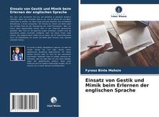 Capa do livro de Einsatz von Gestik und Mimik beim Erlernen der englischen Sprache 