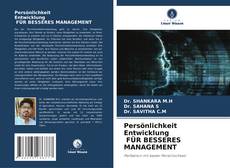Persönlichkeit Entwicklung FÜR BESSERES MANAGEMENT kitap kapağı