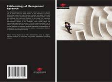 Copertina di Epistemology of Management Research